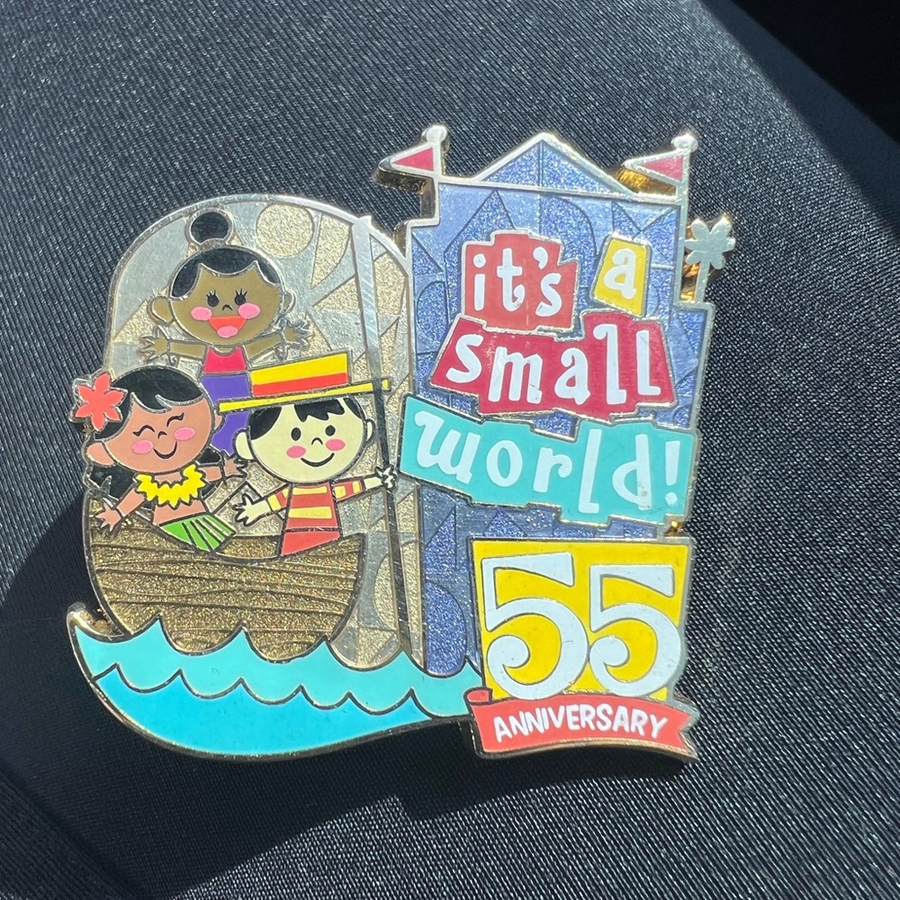 Disney It's a Small World 55th Anniversary Pin